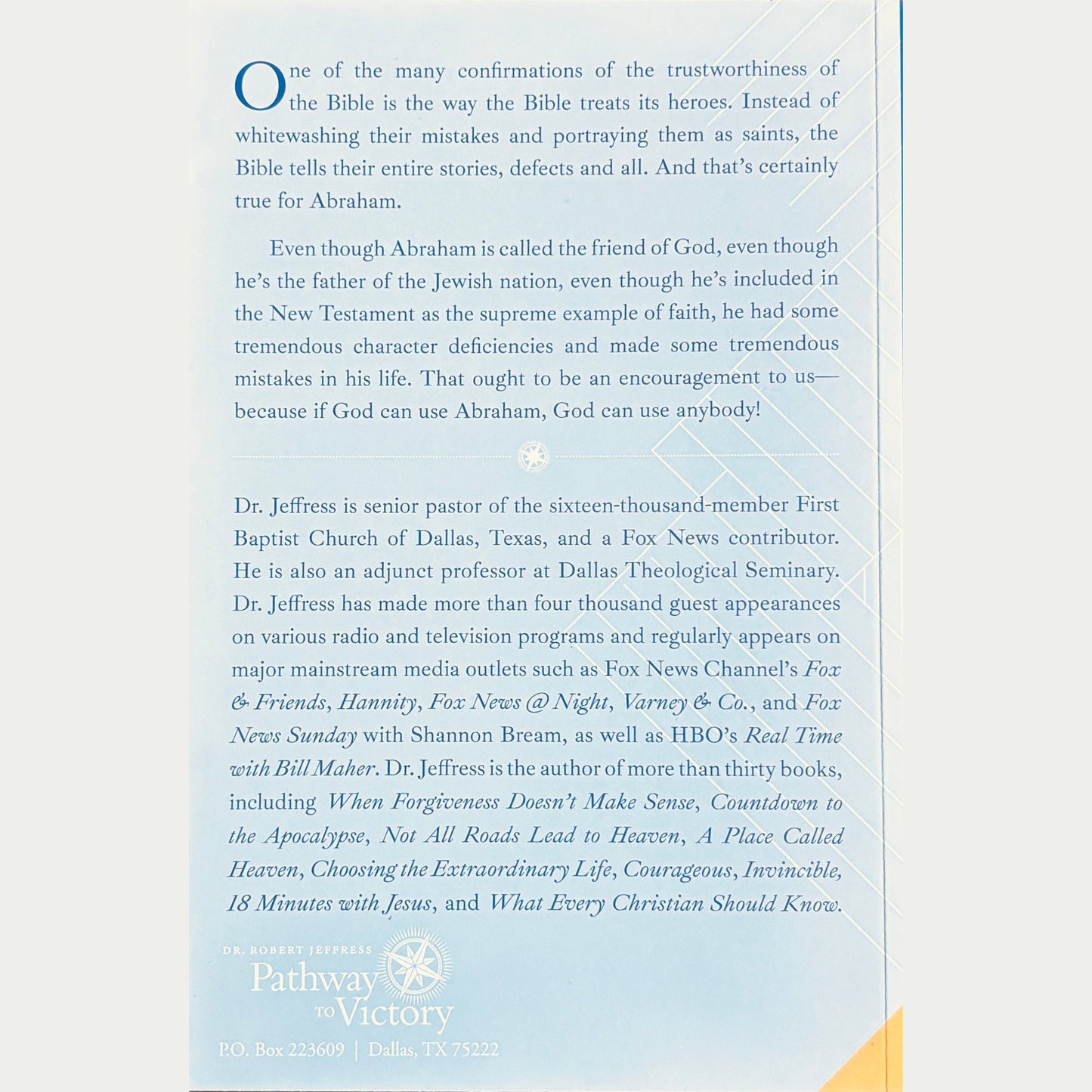 Walking By Faith Personal and Group Study Guide-Robert Jeffress image 1