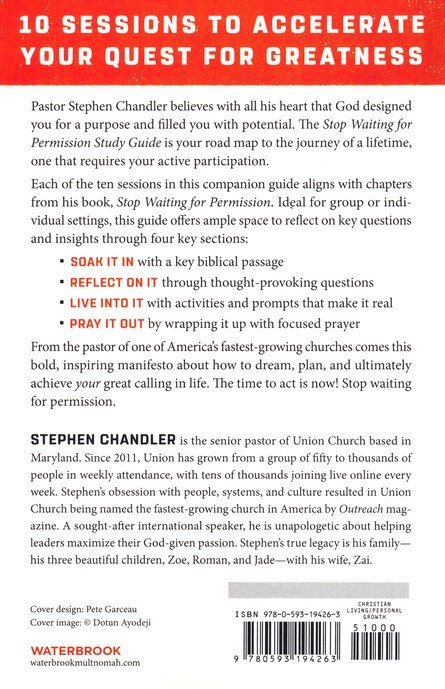Stop Waiting for Permission Book & Participant's Guide-Stephen Chandler image 3