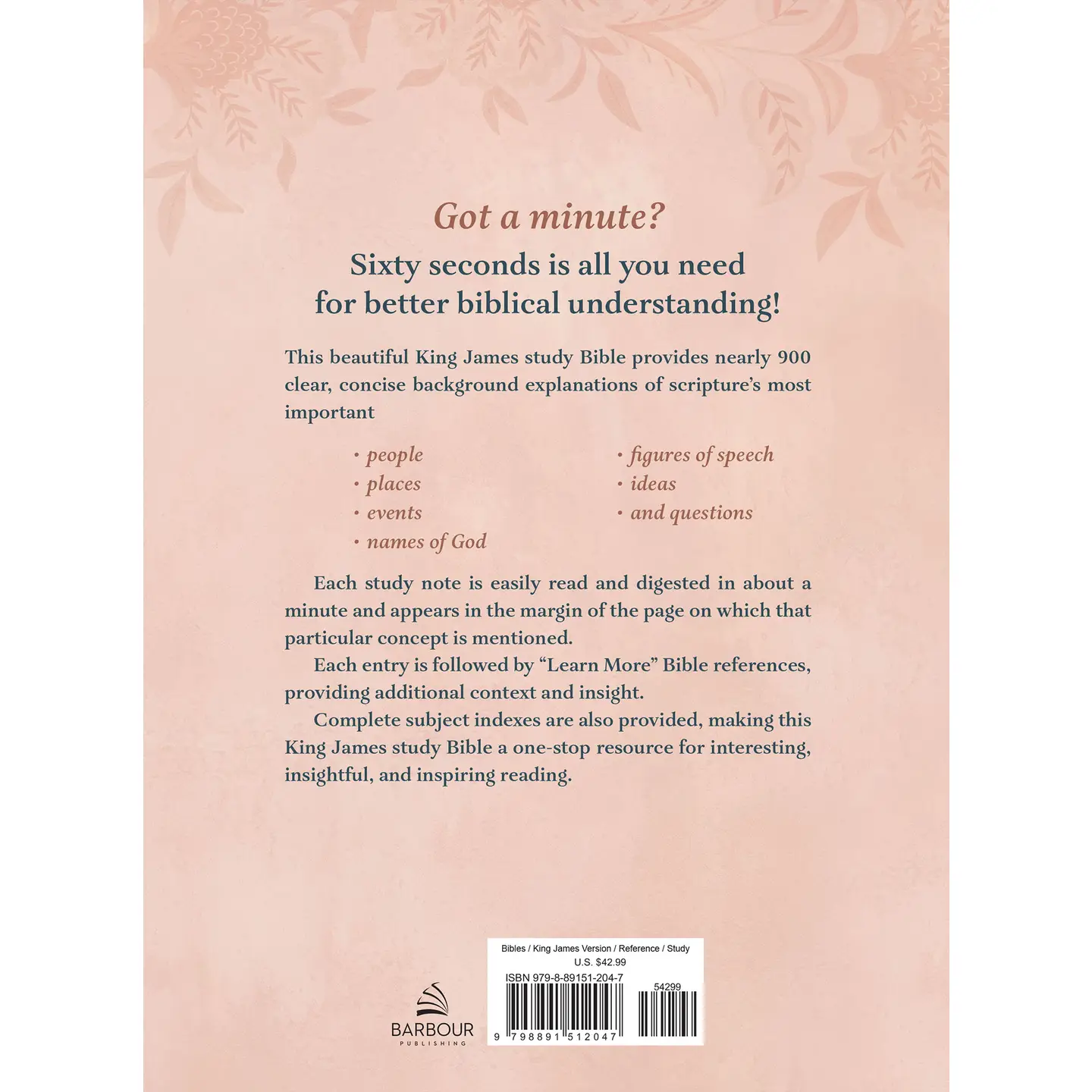 King James Study Bible, 1-Minute Commentary, Key People, Places, Events, Ideas image 1