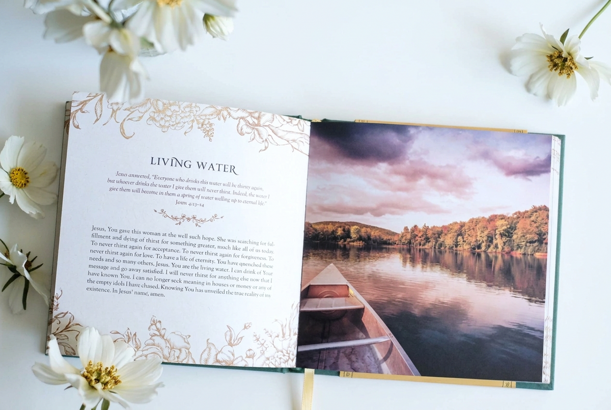 inside view of overflowing with love book