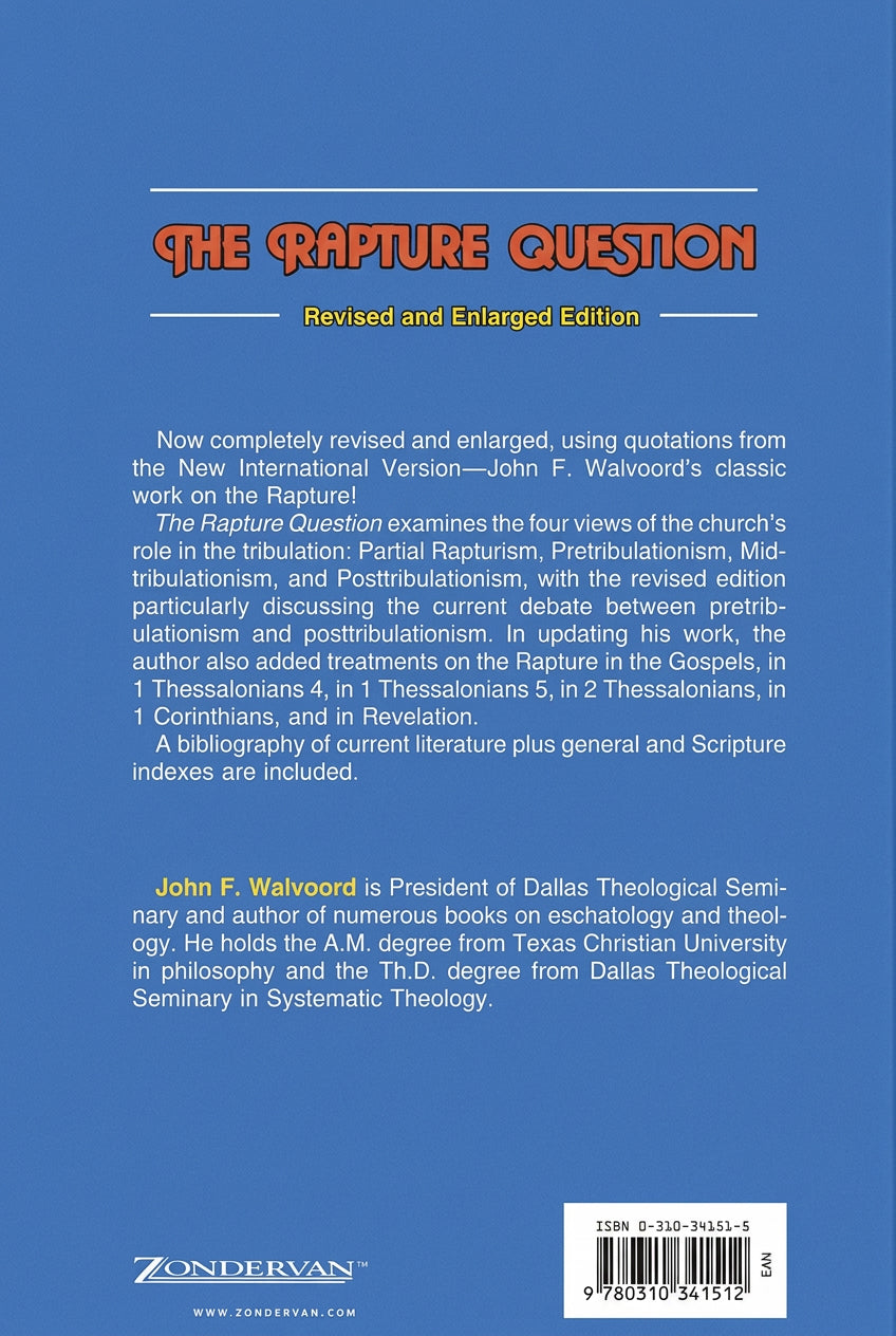 the rapture question paperback book