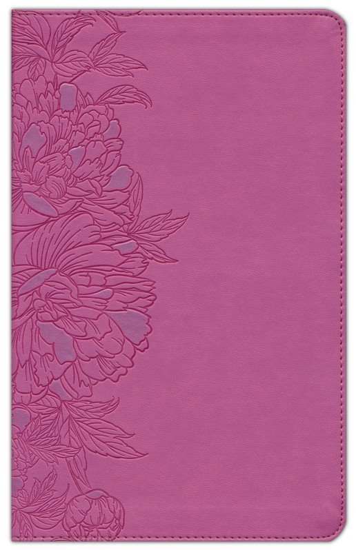 NLT Personal Size Giant Print Bible, Filament Enabled, Leathersoft Pink image 2