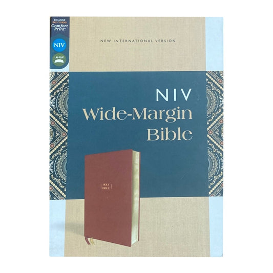NIV Wide Margin Bible, Note Space, Leathersoft, Comfort Print image 0