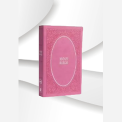 Holy Bible NKJV: Soft Touch Edition, Imitation Leather, Pink, Comfort Print image 0