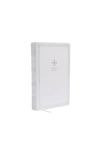 NRSV Catholic Bible, Gift Edition, Leathersoft White, Comfort Print: Holy Bible image 0