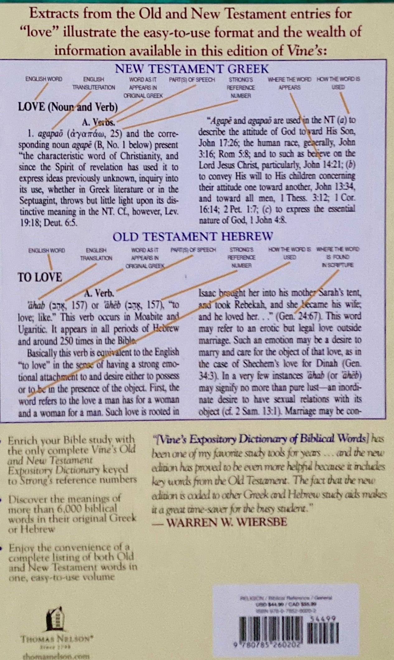 Vine's Complete Expository Dictionary - Comprehensive Bible Word Study Resource image 1