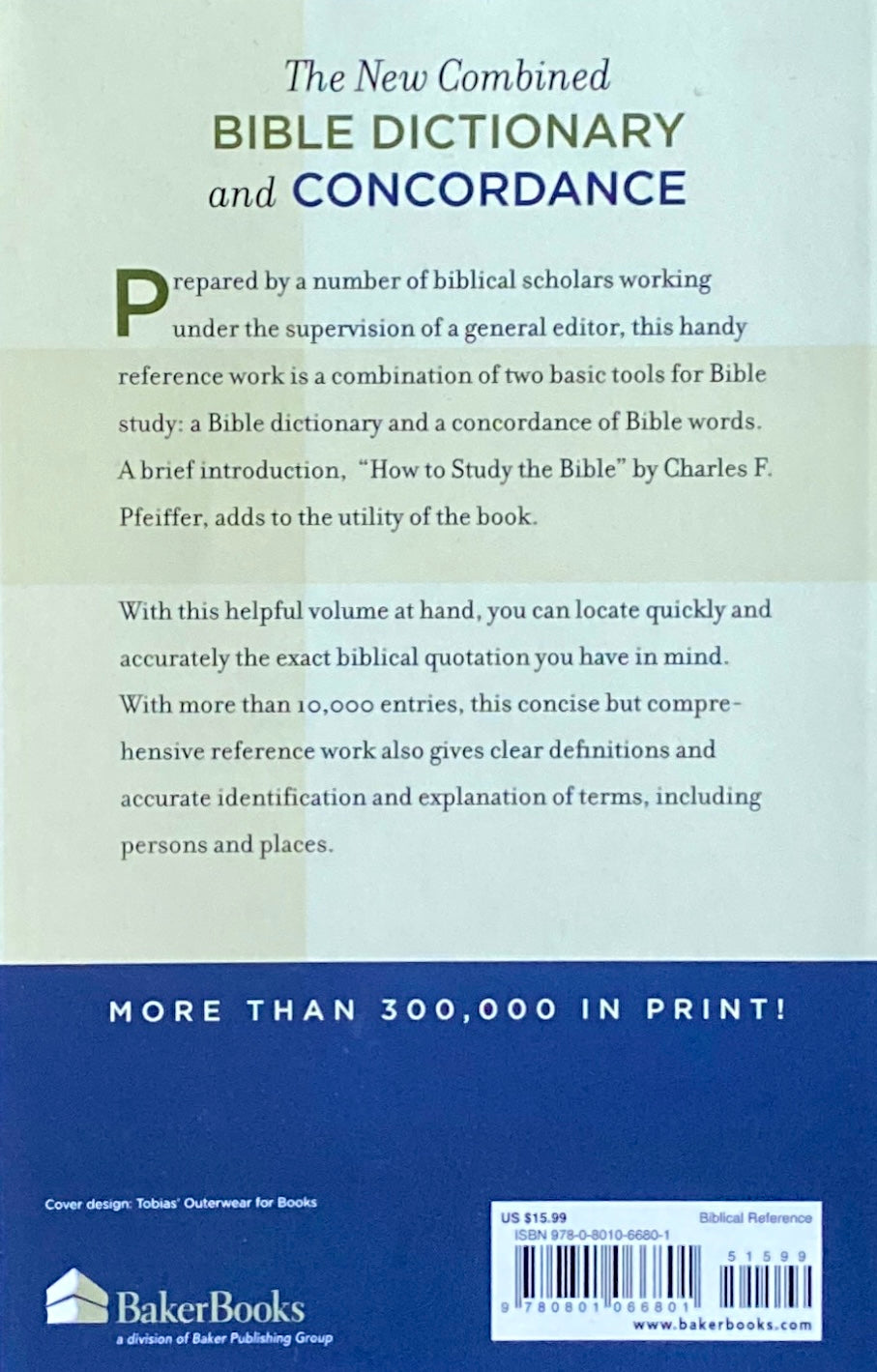 The New Combined Bible Dictionary and Concordance, 10,000 Entries image 1