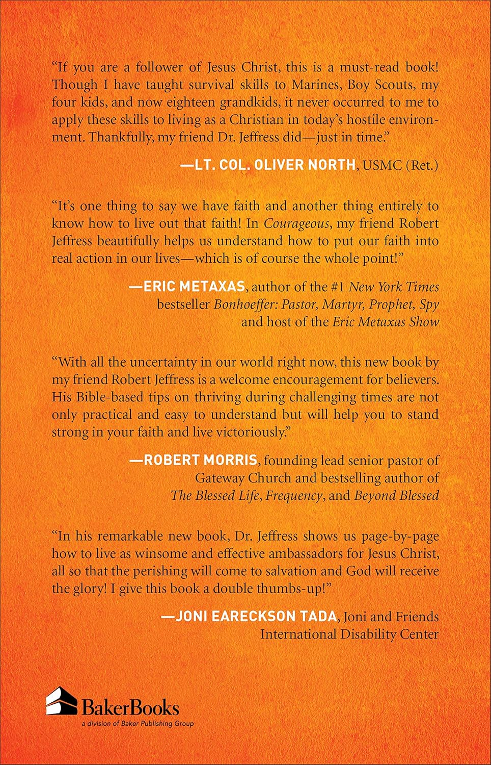 Courageous: 10 Strategies for Thriving in a Hostile World-Robert Jeffress image 1