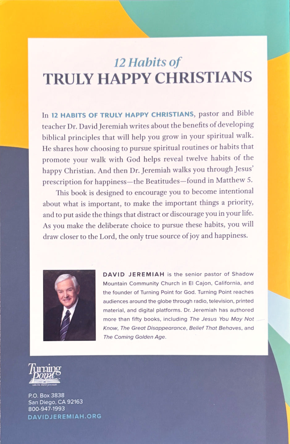 12 Habits of Truly Happy Christians, Jesus Prescription for Happiness image 1
