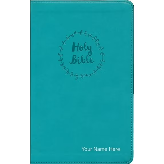 NIV Value Thinline Bible, Large Print, Leathersoft Teal, Comfort Print image 0