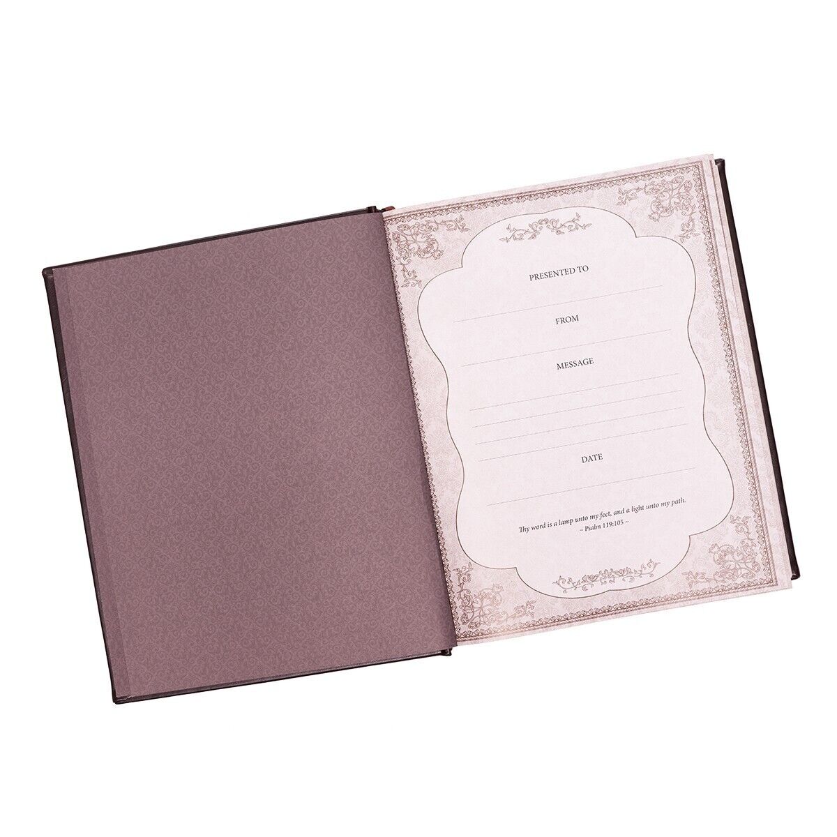 KJV Family Bible, Brown Classic, Heirloom, Faux Leather with Family Tree Pages image 1