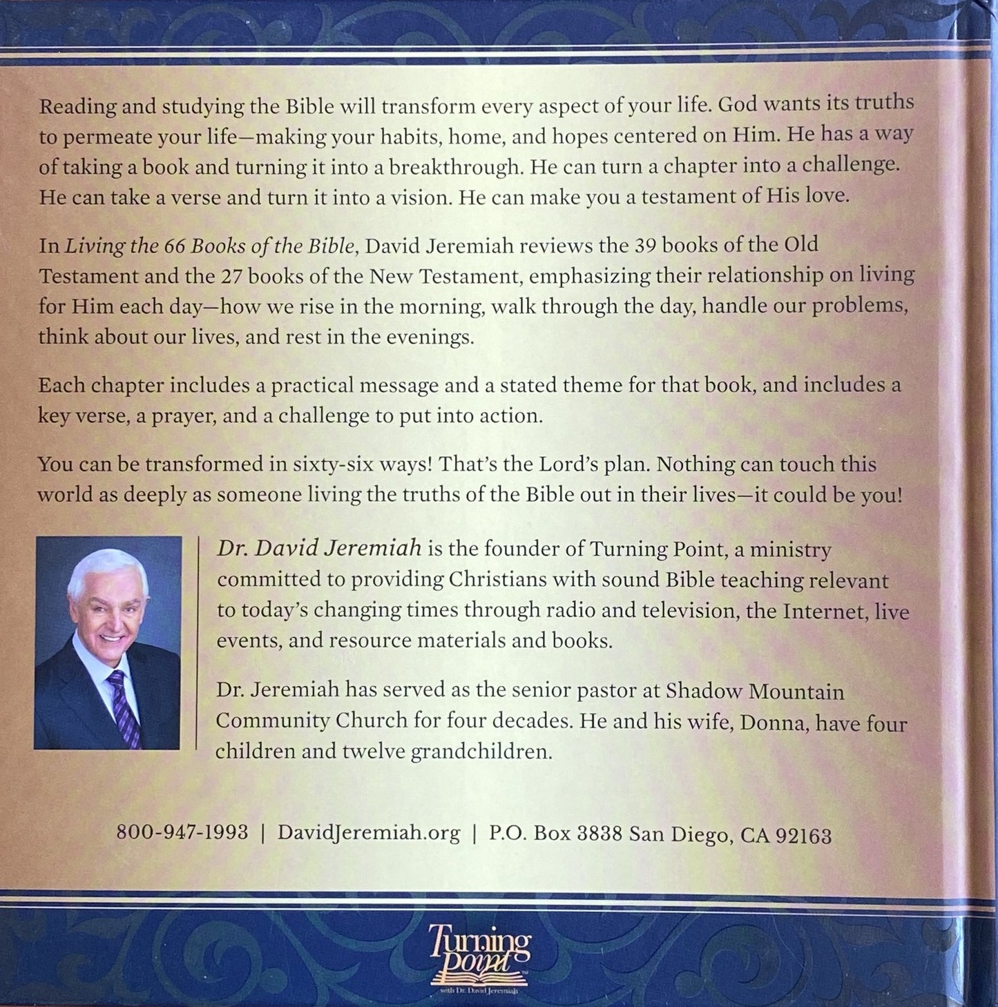 Living the 66 Books of the Bible-David Jeremiah Hardcover image 1
