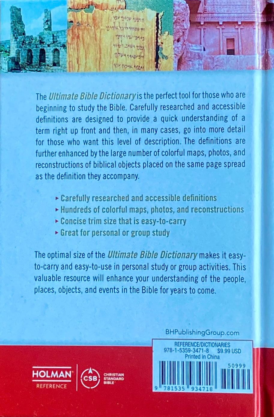 Ultimate Bible Dictionary A Quick and Concise Guide to People, Places, Objects image 1