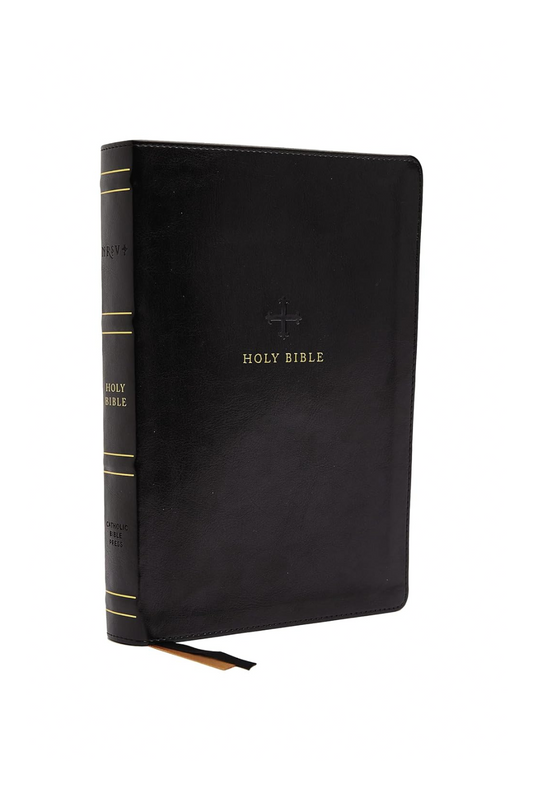 NRSV Large Print Standard Catholic Bible, Black Leathersoft, NRSV CE