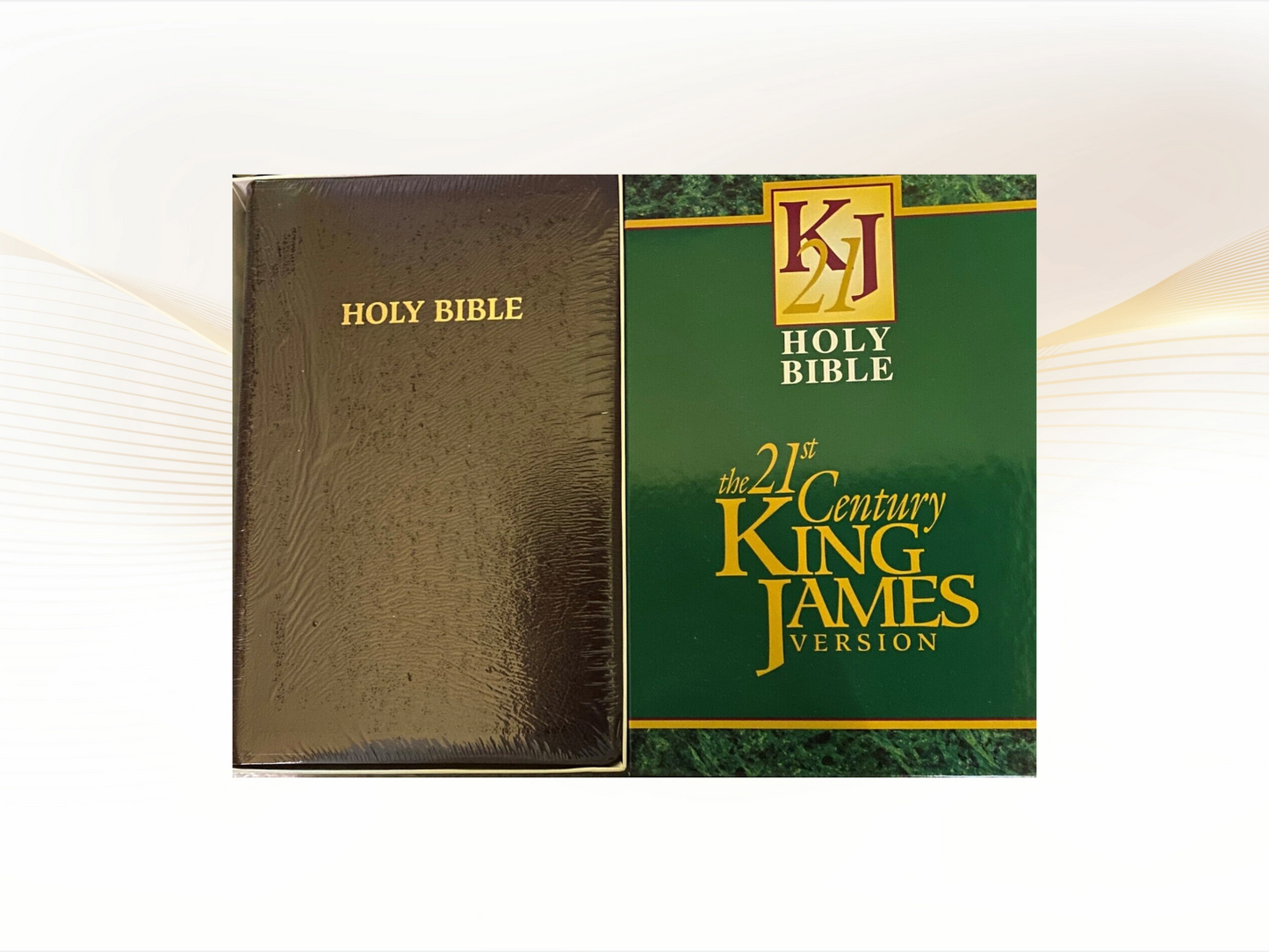 Holy Bible King James: 21st Century Edition, Burgundy Bonded Leather image 1
