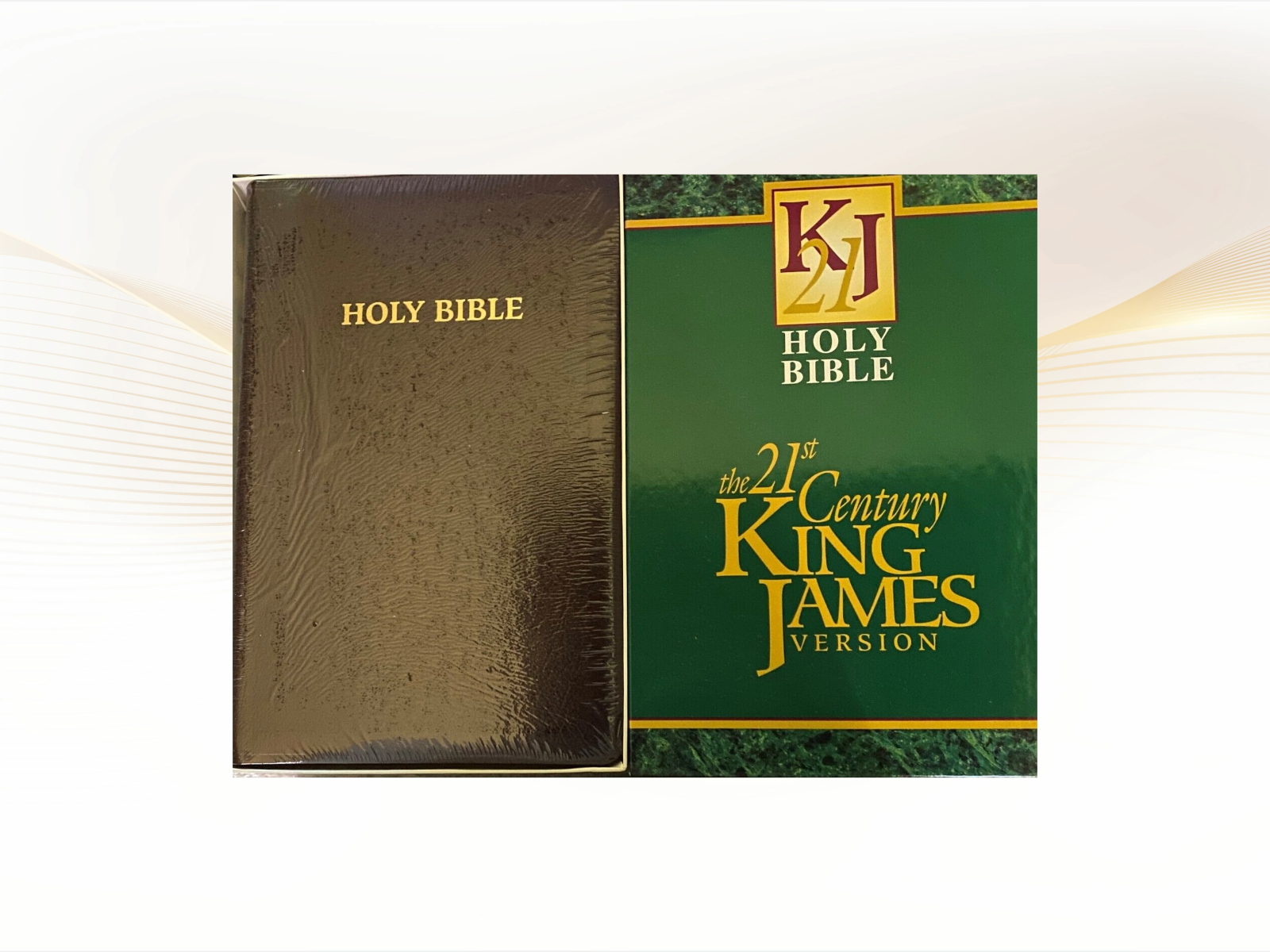 Holy Bible King James: 21st Century Edition, Burgundy Bonded Leather image 1