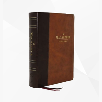 Macarthur Study Bible, NKJV 2nd Edition, Leathersoft, Brown, Comfort Print image 0
