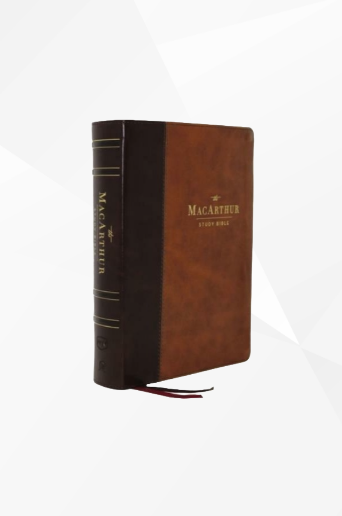 Macarthur Study Bible, NKJV 2nd Edition, Leathersoft, Brown, Comfort Print image 0