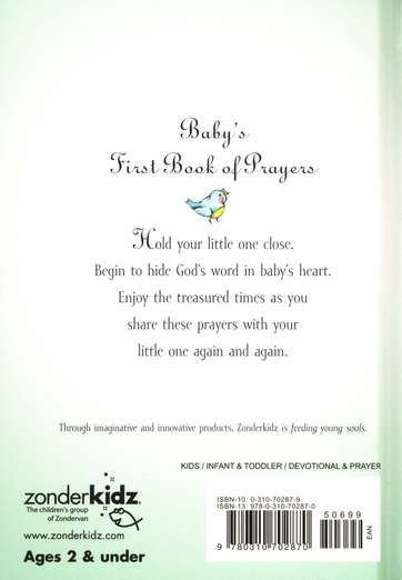 bays first book of prayers back cover