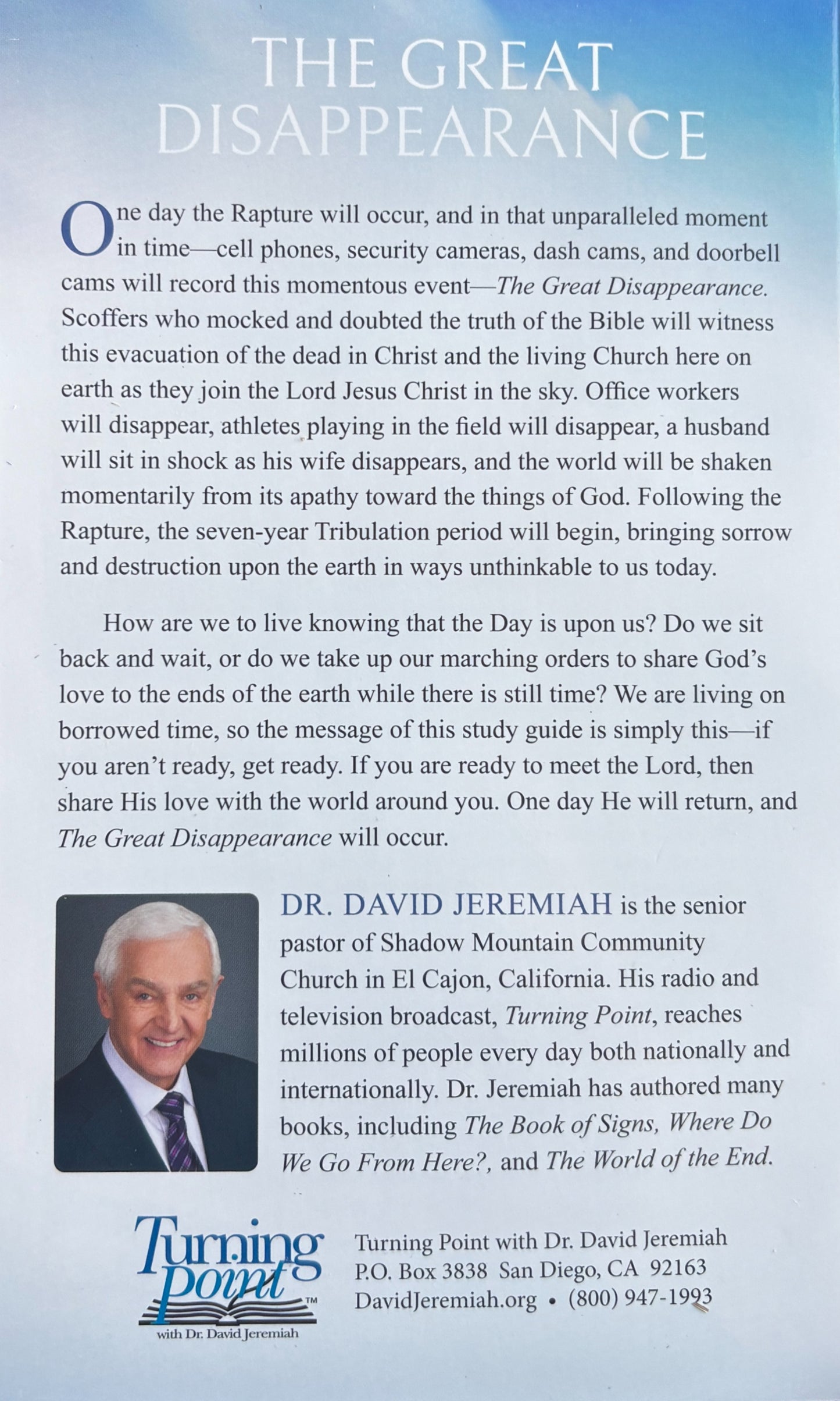 The Great Disappearance Bible Study Guide, How to Be Rapture Ready image 1