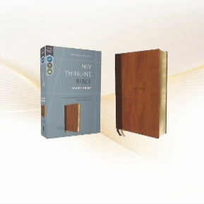 The NIV Bible: Giant Print, Leathersoft Thinline Edition, Brown image 0