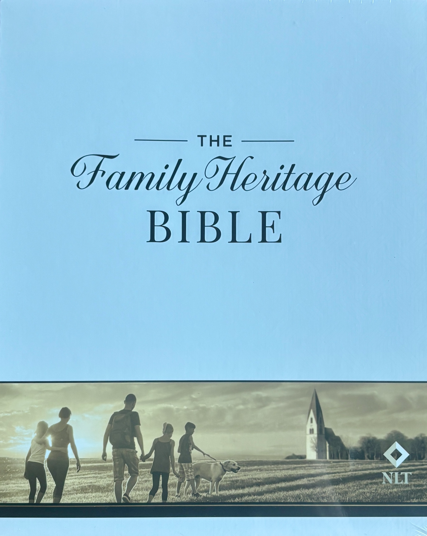 NLT, Family Heritage Bible, Brown Faux Leather, with Family Tree Pages image 1