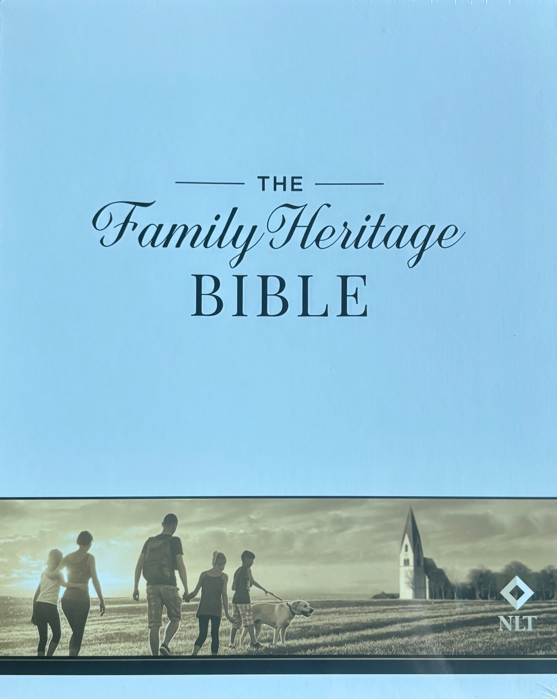 NLT, Family Heritage Bible, Brown Faux Leather, with Family Tree Pages image 1