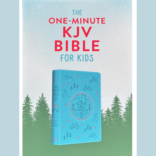 The One Minute Bible for Kids, King James Version, Adventure Blue image 0