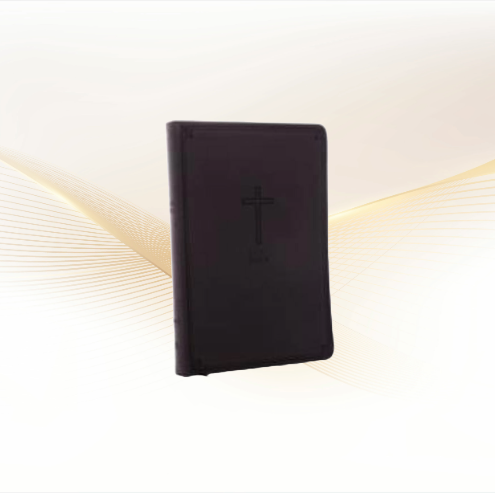 NKJV Value Thinline Bible Large Print, Leathersoft Charcoal, Red Letter Edition image 0