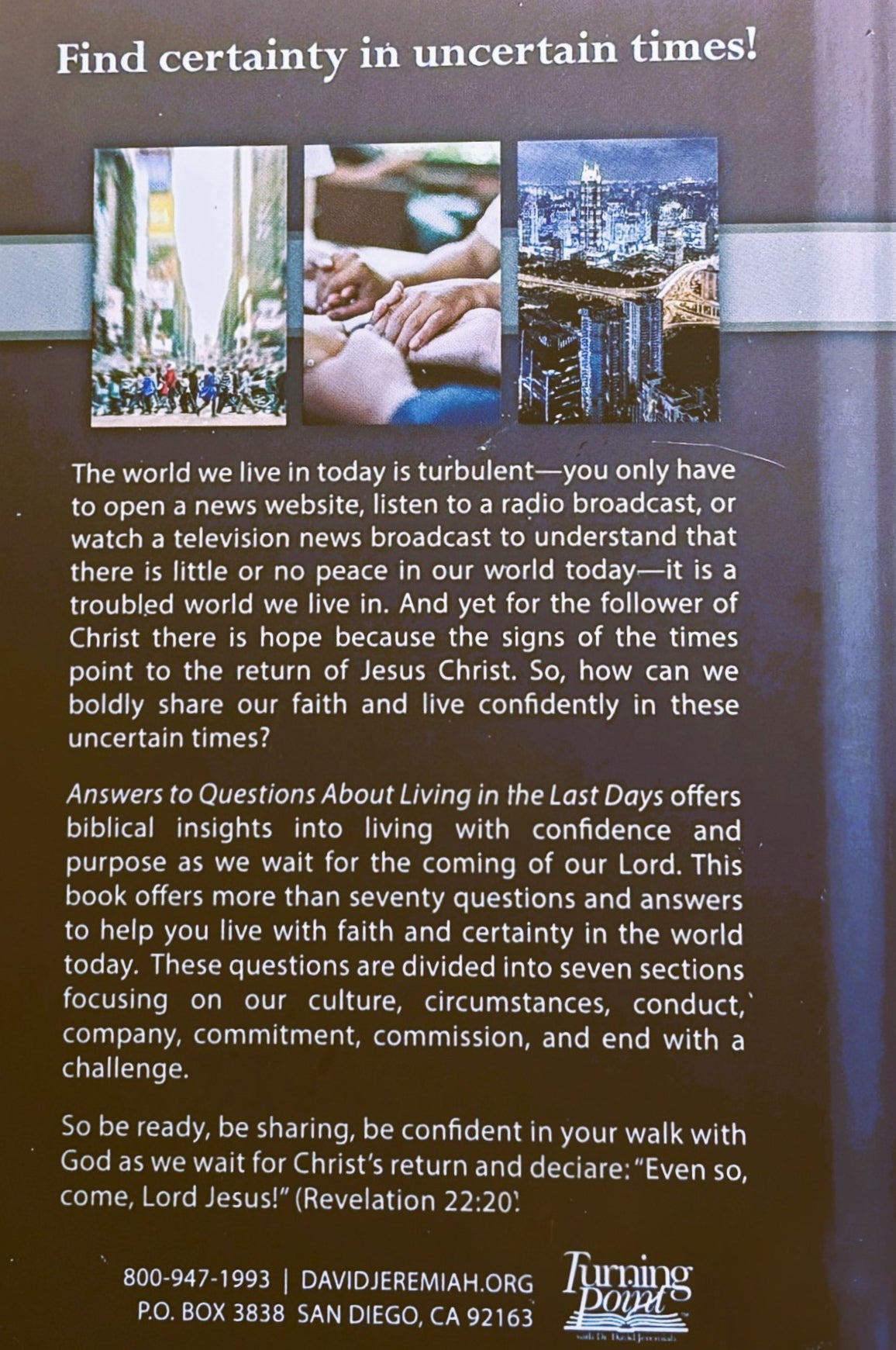 Answers to Questions about Living in the Last Days, David Jeremiah image 1