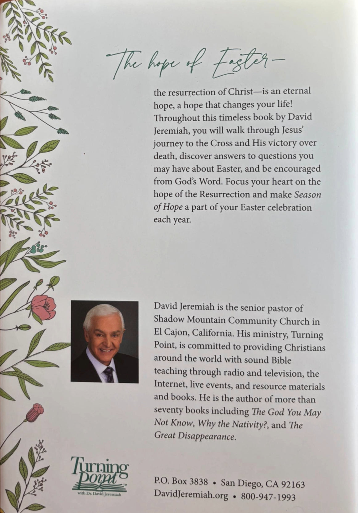 Season of Hope, A Celebration of Easter by David Jeremiah image 1