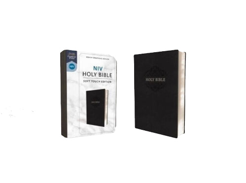 NIV Holy Bible, Soft Touch Edition, Leathersoft Black, Comfort Print image 0