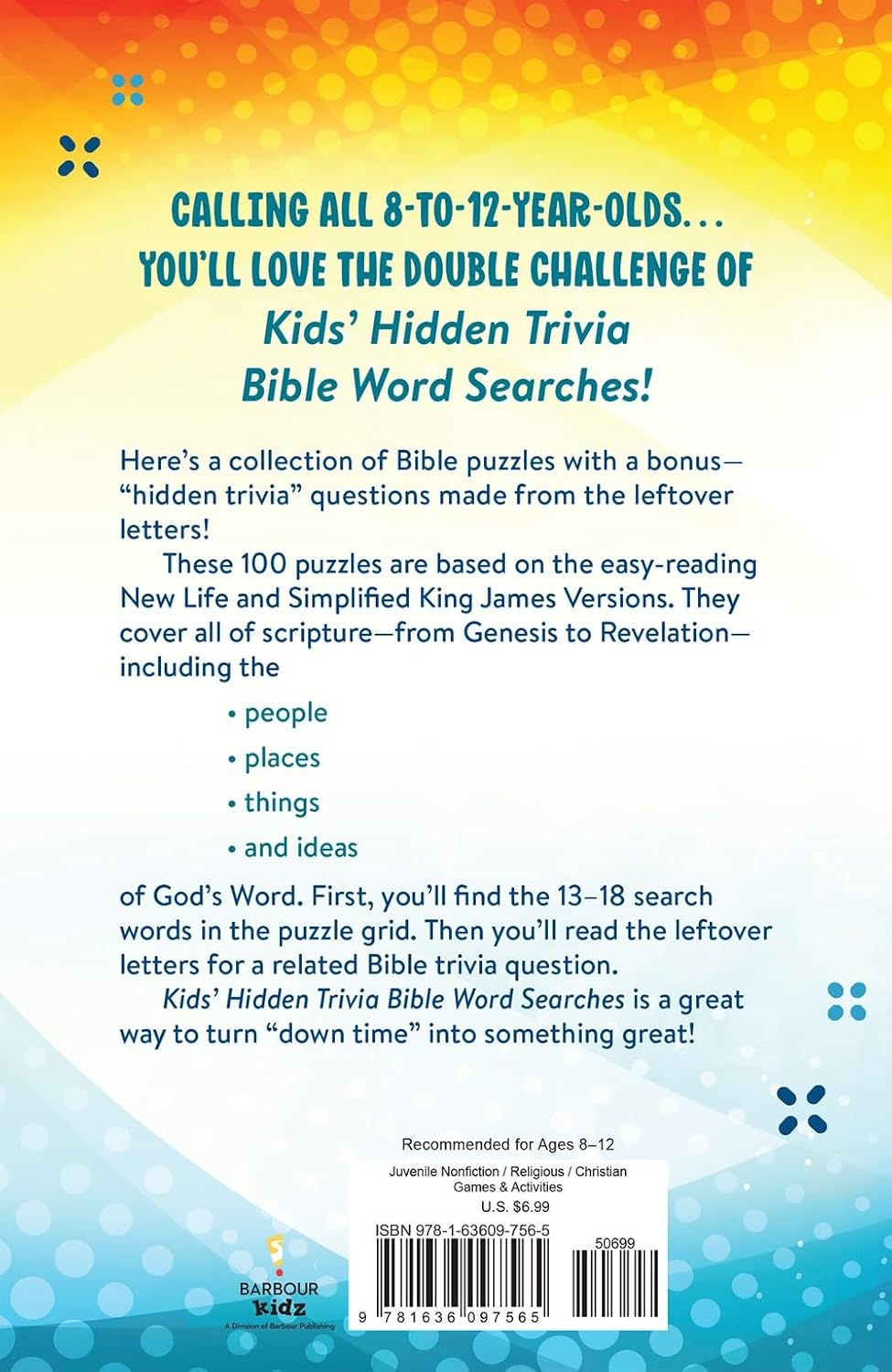 kids hidden trivia bible word search 