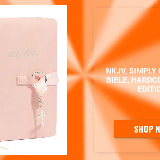 NKJV, Simply Charming Bible, Hardcover, Pink Edition by@Outfy