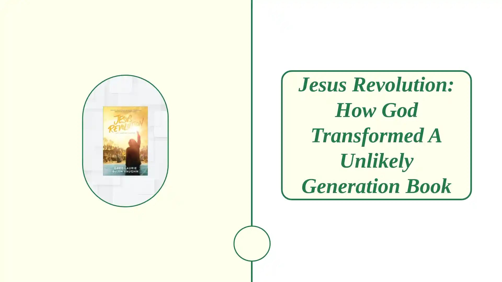 Jesus Revolution: How God Transformed a Unlikely Generation Book by@Outfy