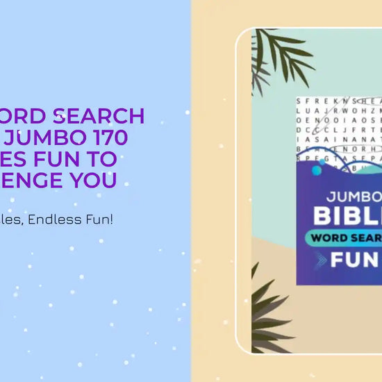 Bible Word Search With a Jumbo 170 Puzzles Fun To Challenge You by@Outfy