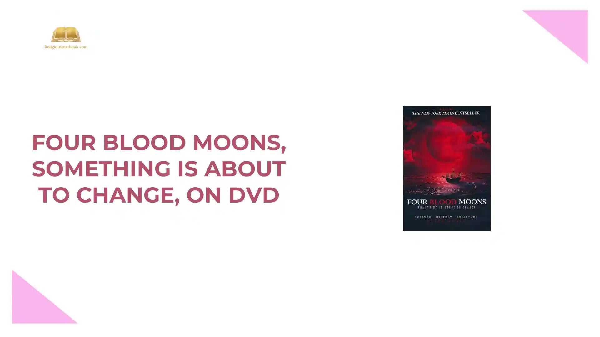 Four Blood Moons, Something is about to Change, on DVD by@Outfy