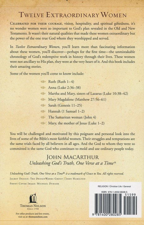 twelve ordinary women of the bible book back cover
