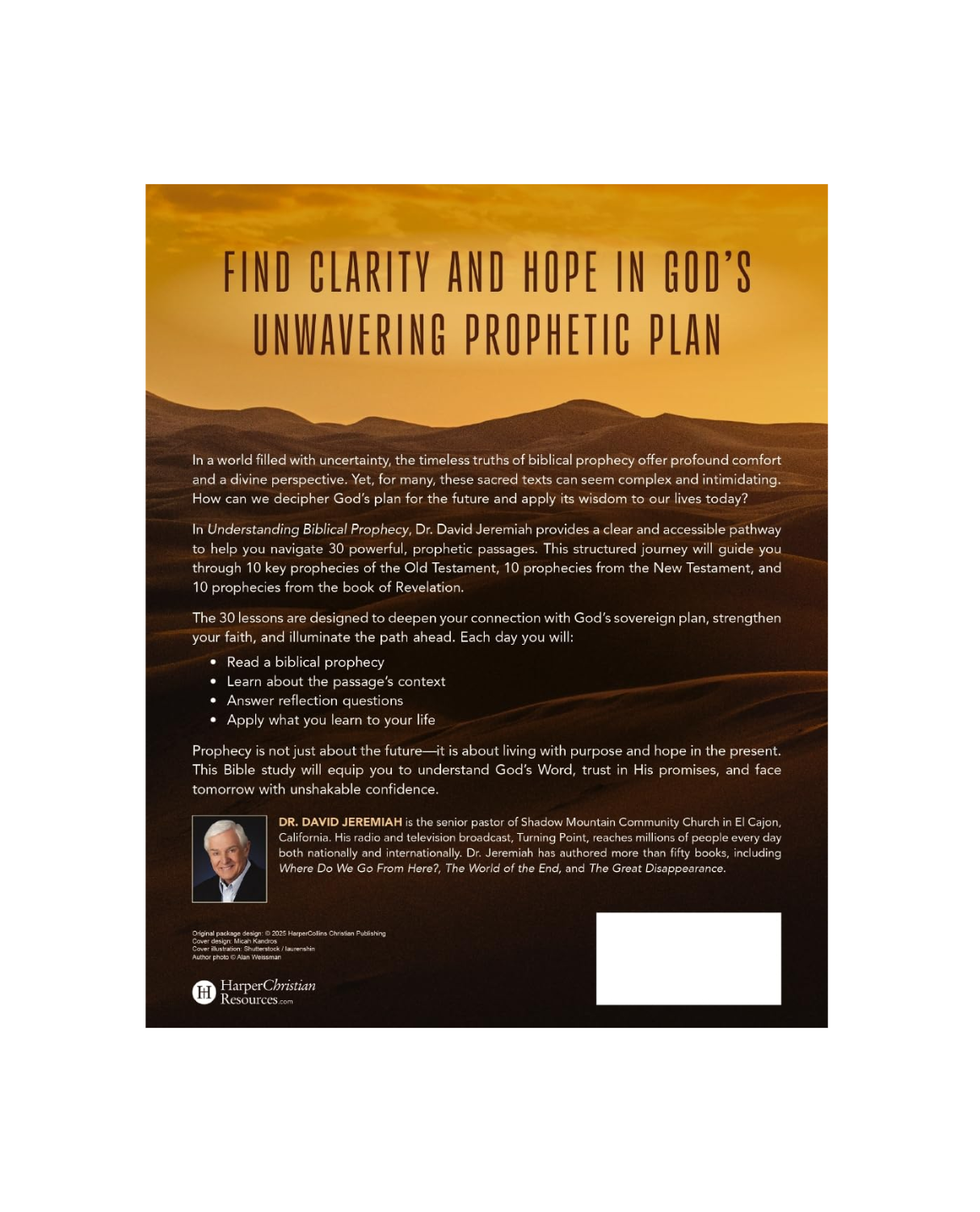 Understanding Bible Prophecy, A 30 Day Bible Study- David Jeremiah